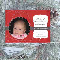 HOLIDAY NEWBORNS INVITATION